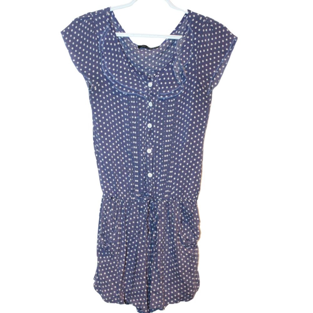 2/$25 🏷 GeoLondon Polka Dot Romper Size Medium